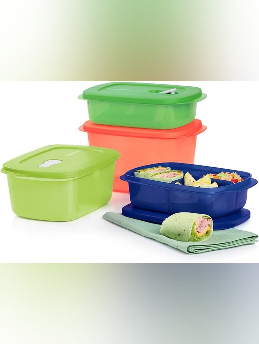 Tupperware CrystalWave 4pc Container Set - NWT